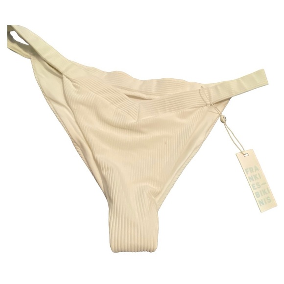 Frankie's Bikinis Grace Ribbed Bikini Bottom nwt - Picture 2 of 6